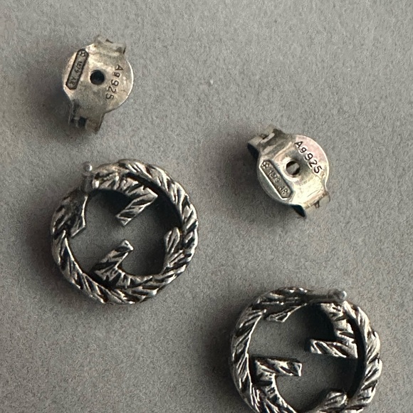 SOLD~Gucci studs - Picture 4 of 5